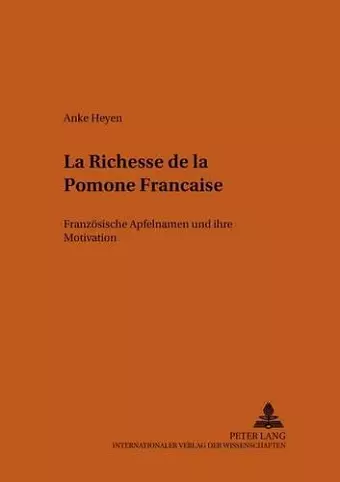 «La Richesse de la Pomone Française» cover