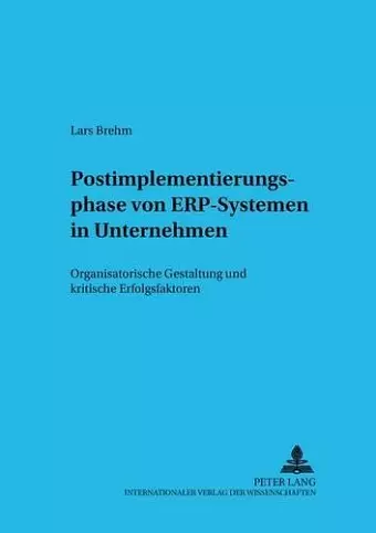 Postimplementierungsphase Von Erp-Systemen in Unternehmen cover