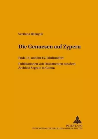 Die Genuesen Auf Zypern cover