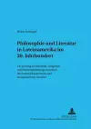 Philosophie Und Literatur in Lateinamerika- - 20. Jahrhundert - cover