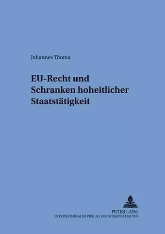 Eu-Recht Und Schranken Hoheitlicher Staatstaetigkeit cover