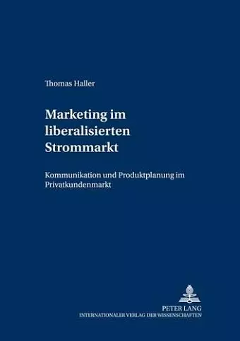 Marketing im liberalisierten Strommarkt cover