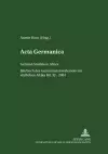 ACTA Germanica cover