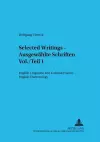 Selected Writings - Ausgewaehlte Schriften cover