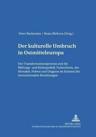 Der Kulturelle Umbruch in Ostmitteleuropa cover