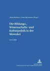 Die Bildungs-, Wissenschafts- Und Kulturpolitik in Der Slowakei cover