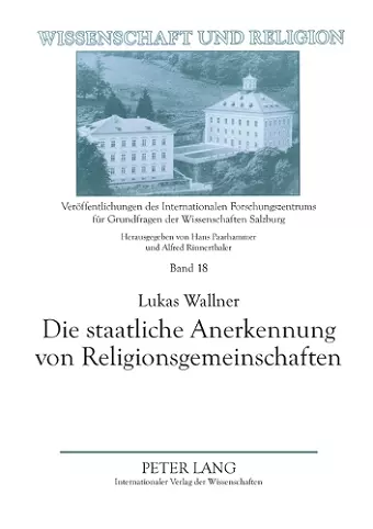 Die staatliche Anerkennung von Religionsgemeinschaften cover