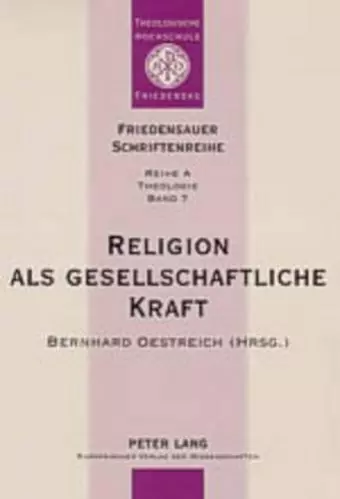 Religion ALS Gesellschaftliche Kraft cover