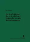 Die Beschraenkung Der Strafrechtlichen Haftung Fuer Aerztliche Behandlungsfehler cover