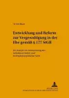 Entwicklung Und Reform Zur «Vergewaltigung in Der Ehe» Gemaeß § 177 Stgb cover