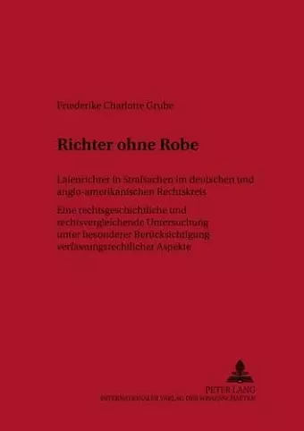 Richter Ohne Robe cover