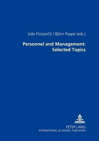 Personnel and Management: Selected Topics cover