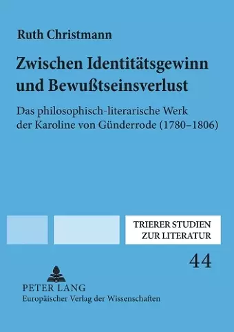 Zwischen Identitaetsgewinn und Bewußtseinsverlust cover