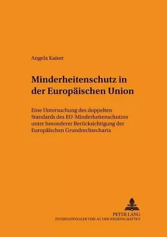 Minderheitenschutz in Der Europaeischen Union cover