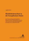 Minderheitenschutz in Der Europaeischen Union cover