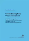 Gewaehrleistung Beim Unternehmenskauf cover