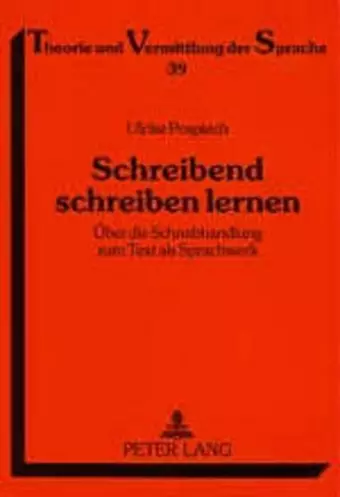 Schreibend Schreiben Lernen cover