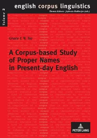 A Corpus-based Study of Proper Names in Present-Day English cover