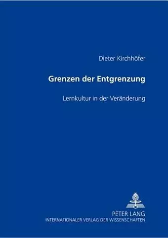 Grenzen Der Entgrenzung cover