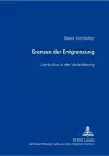 Grenzen Der Entgrenzung cover