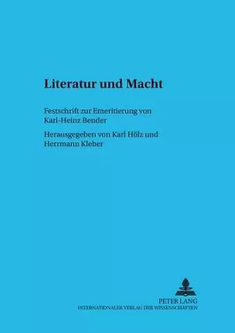 Literatur Und Macht cover