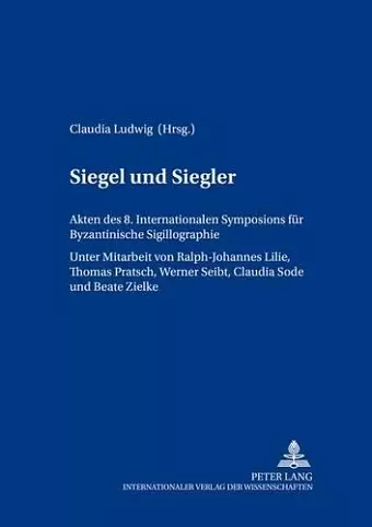 Siegel Und Siegler cover