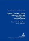 Sprache - Literatur - Kultur: Studien Zur Slavischen Philologie Und Geistesgeschichte cover