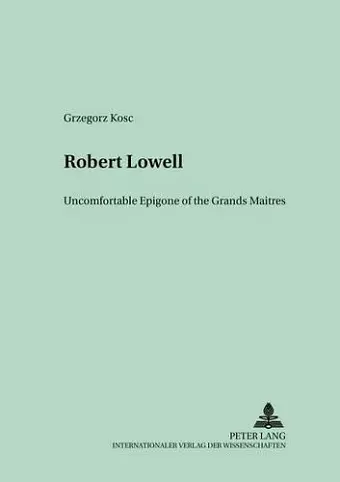 Robert Lowell cover