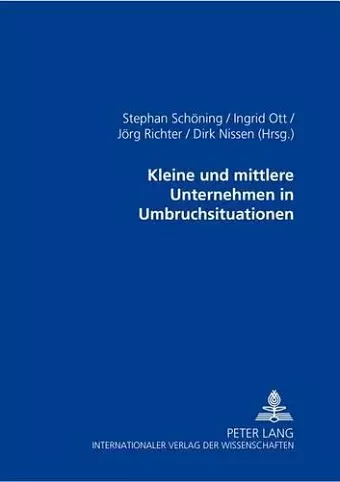 Kleine Und Mittlere Unternehmen in Umbruchsituationen cover