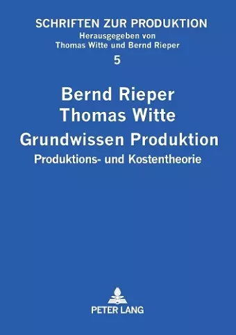 Grundwissen Produktion cover