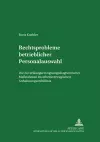 Rechtsprobleme Betrieblicher Personalauswahl cover