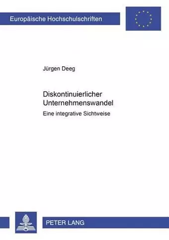 Diskontinuierlicher Unternehmenswandel cover