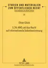 § 24c Kwg Und Das Recht Auf Informationelle Selbstbestimmung cover