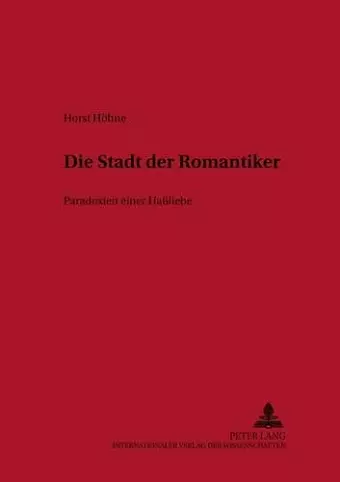 Die Stadt Der Romantiker cover