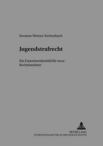 Jugendstrafrecht cover