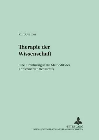 Therapie Der Wissenschaft cover