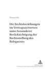 Die Rechtsbeziehungen Im Vertragsarztwesen Unter Besonderer Beruecksichtigung Der Rechtsstellung Des Belegarztes cover