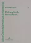 Philosophische Hermeneutik cover