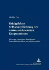 Erfolgsfaktor Selbstverpflichtung Bei Vertrauensbasierten Kooperationen cover