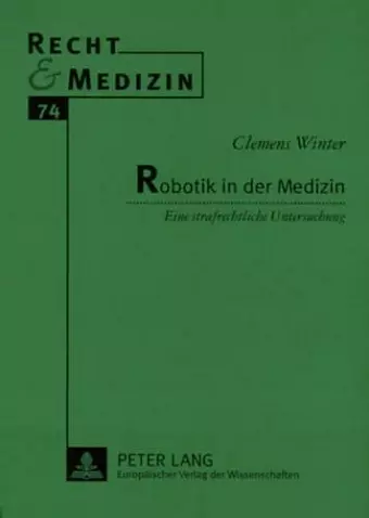 Robotik in Der Medizin cover