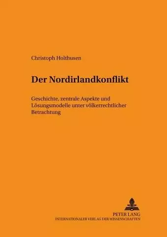 Der Nordirlandkonflikt cover