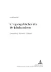 Kriegstagebuecher Des 19. Jahrhunderts cover