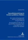 Gesundheitserziehung Im Kontext Praediktiver Medizin cover