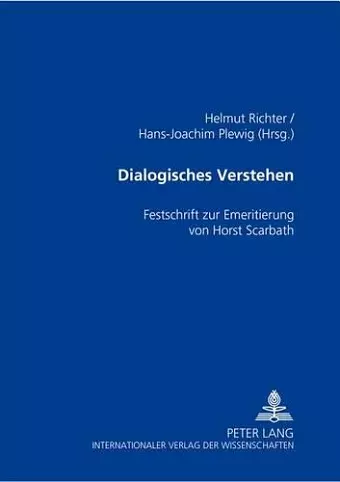 Dialogisches Verstehen cover