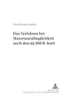 Das Verfahren Bei Masseunzulaenglichkeit Nach Den §§ 208 Ff. Inso cover