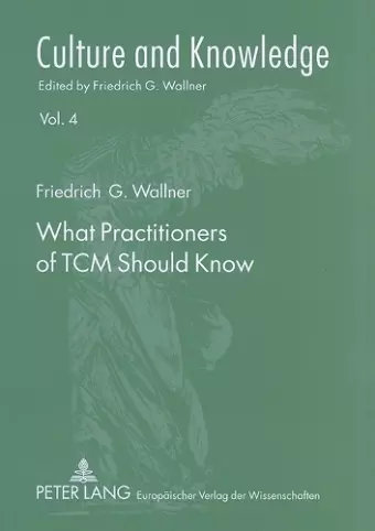What Practitioners of TCM Should Know cover