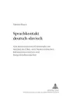 Sprachkontakt Deutsch-Slavisch cover