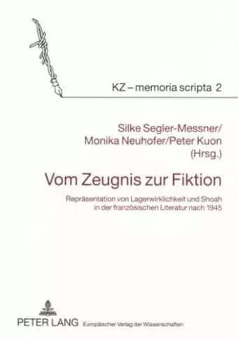 Vom Zeugnis Zur Fiktion cover