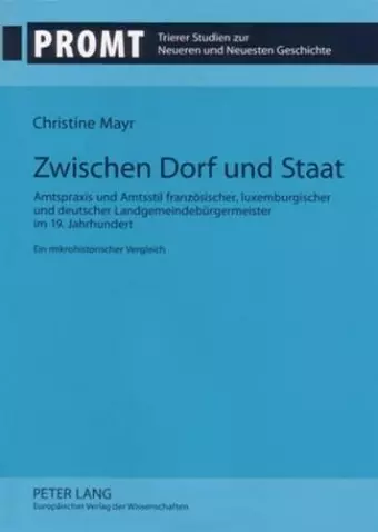 Zwischen Dorf Und Staat cover