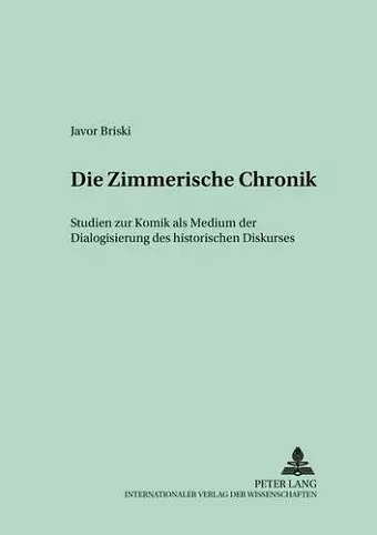 Die «Zimmerische Chronik» cover